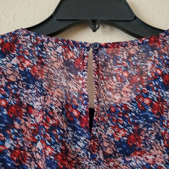 Banana Republic Petite Smocked Fit and Flare Dress - Picture 9 of 9